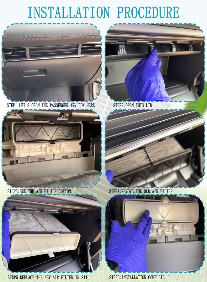 KEVWR فلتر هواء المقصورة البديل لـ GCF003 (CF11811) مازدا 3، مازدا 6، CX-5، متوافق مع KD45-61-J6X، امتصاص قوي مع كربون نشط مطور، فلتر هواء مقصورة ممتاز. - Image 5